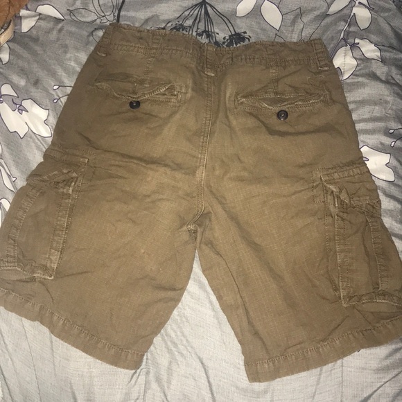 American Eagle Outfitters Men Brown Shorts Size 30 - Picture 4 of 4